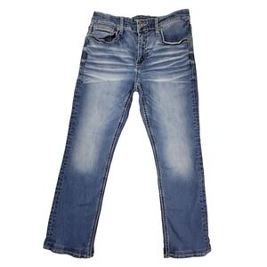 BKE Jake Jeans Mens 30x27 Straight Medium Washed Denim Comfort